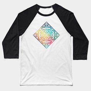 Square traditional patterns Baseball T-Shirt